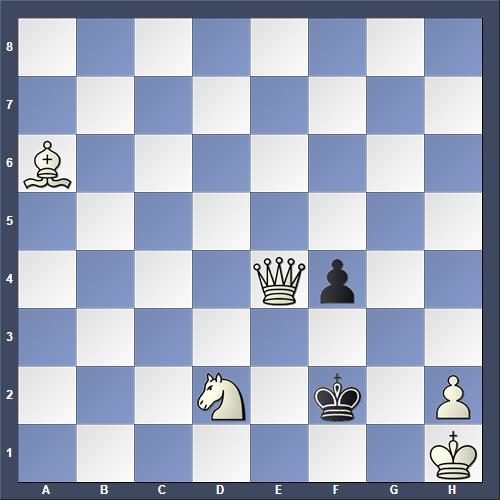 Schach Schachproblem Tura