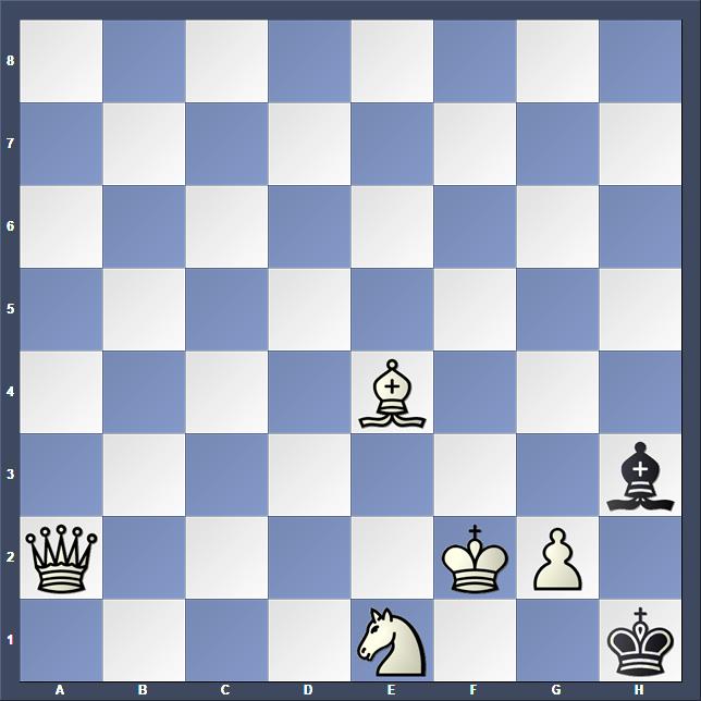 Schach Schachproblem Barthélemy