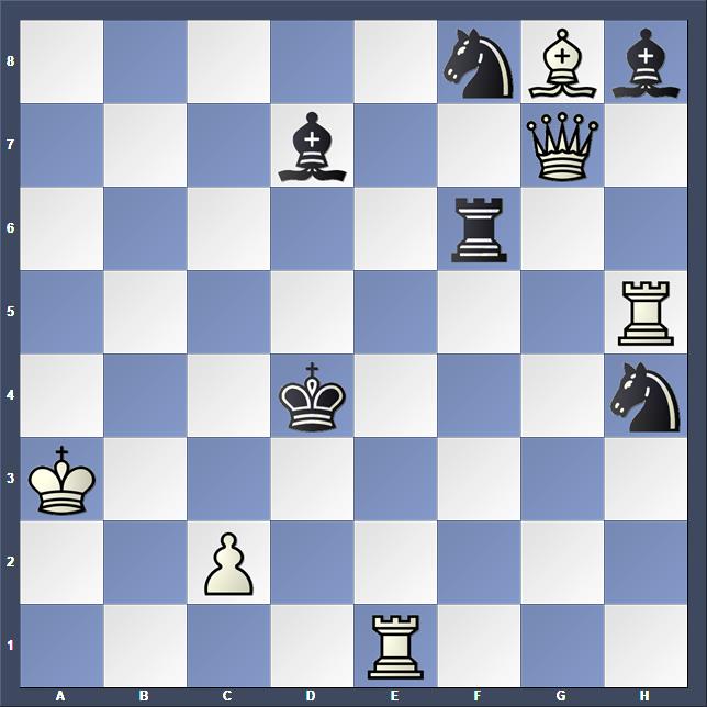 Schach Schachproblem Hartong