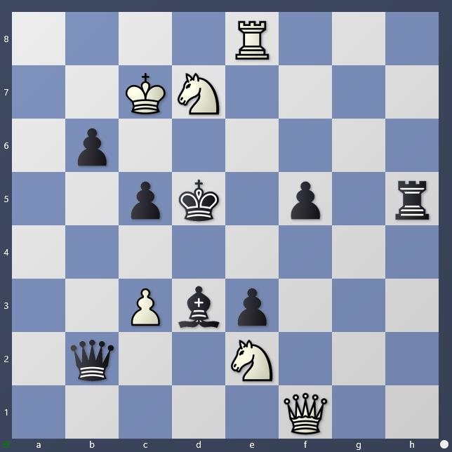 Schach Schachproblem Steinweg